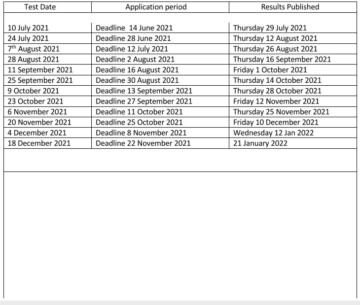 OET exam CALENDAR & | All you NEED to know | by SLC oet test dates online